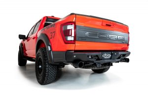 Ford Raptor Bumper - Rear - Addictive Desert Designs - Stealth Fighter - Hammer Black - `21-`23 Ford Raptor Bumper - Rear - Addictive Desert Designs - Stealth Fighter - Hammer Black - `21-`23